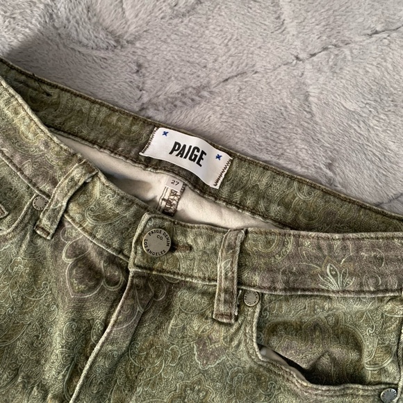 PAIGE paisley print jeans , used but great condition. Size 27 - Picture 5 of 6
